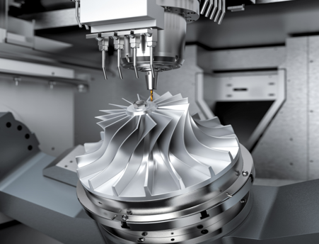 Latest company case about High-Precision 5-Axis CNC Machining for Complex Impellers
